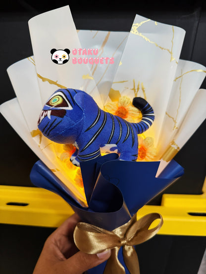 Derpy Light Up Gold Hoonam K-pop Demon Hunter Plush Bouquet