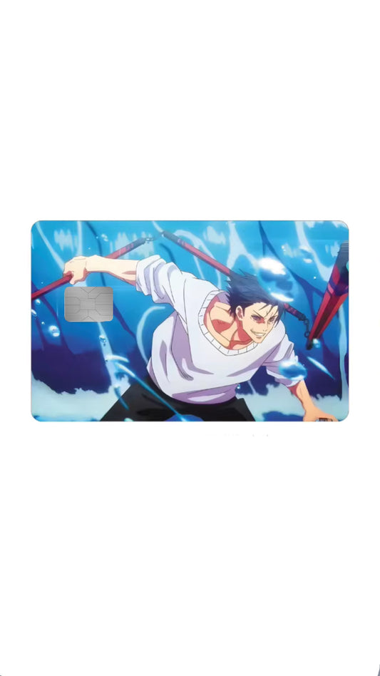 Toji Jujitsu Kaisen JJK Anime Credit Card Sticker