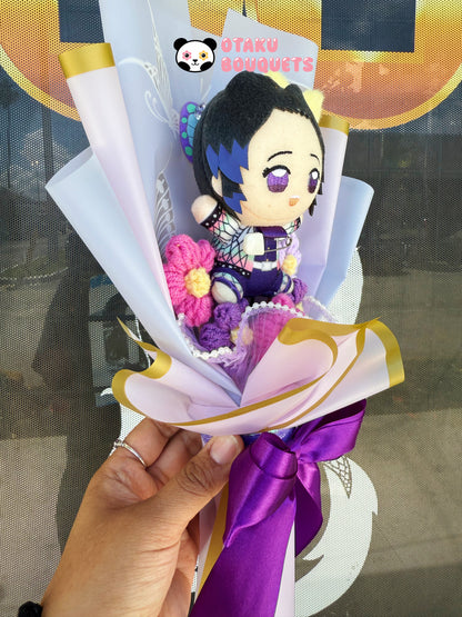 Small Shinobu Kocho Hashira Demon Slayer Japanese Plush Bouquet