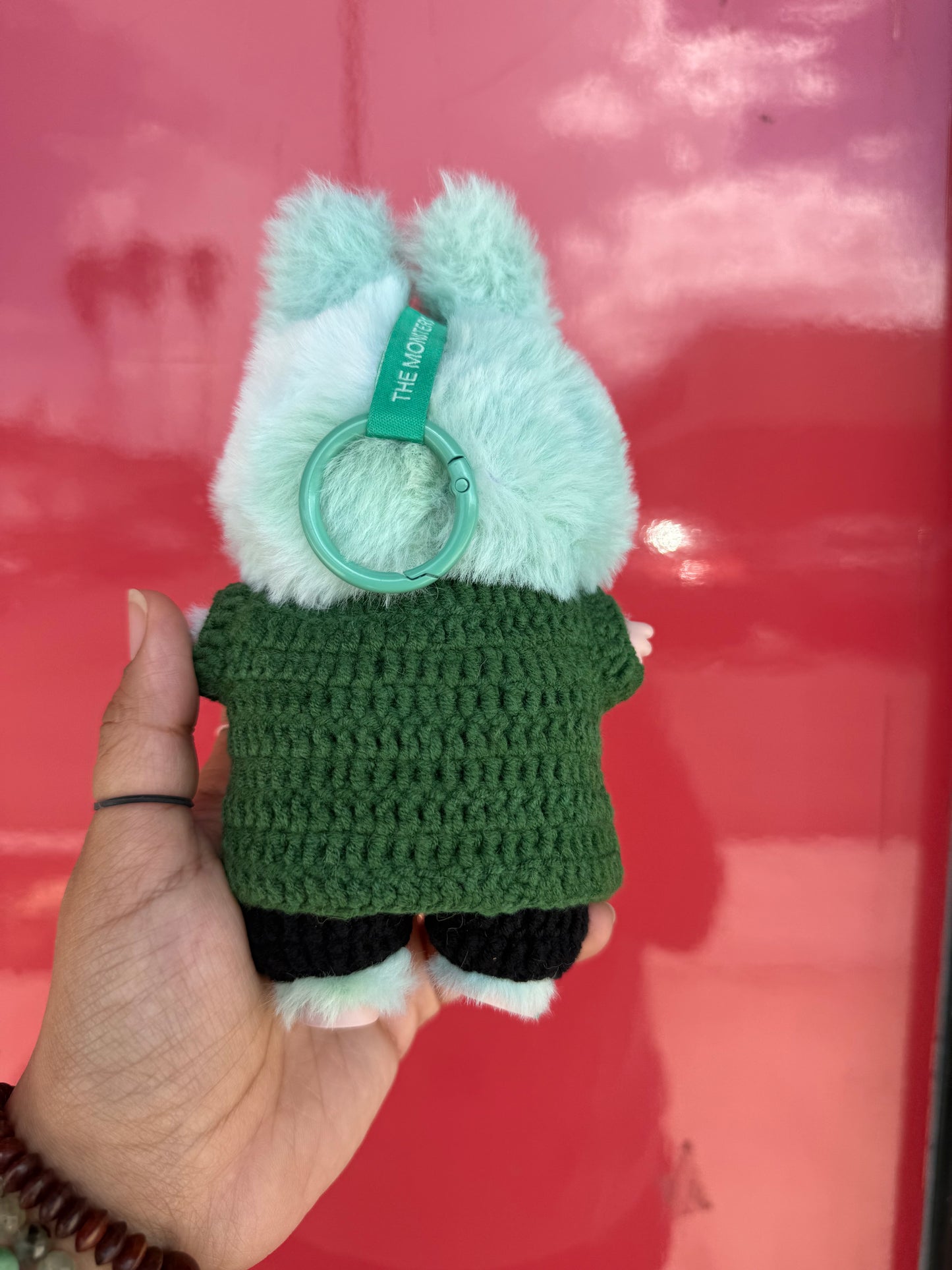 Swordsman Moss Pirate Style Crochet Pirate Straw Doll Labubu Anime Costume Cosplay Clothes 17cm