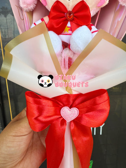 Chibi Small Lady Moon Melodie Magical Girl Kawaii Anime Moon Plush Bouquet