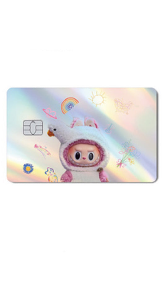 Labubu Goose Holographic Credit Card Sticker