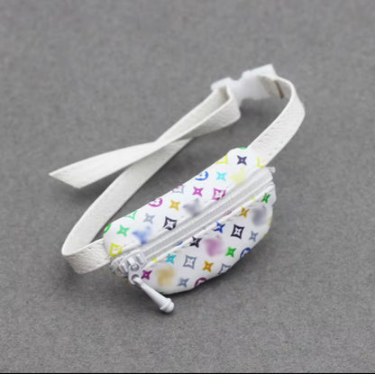 Louis Vuitton Fanny Bag Side Bag Purse Designer Shoes Fashion Kawaii Cute Doll Labubu Outfit Clothes 17cm