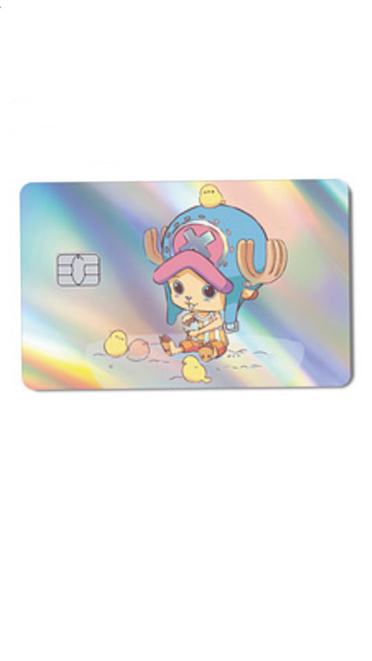 Chopper One Piece Holographic Credit Card Sticker