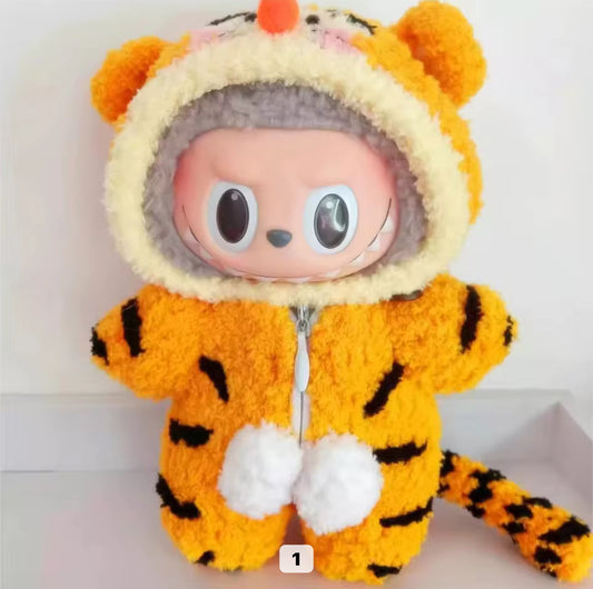 Tiger Disney Winnie the Pooh Crochet Labubu Anime Costume Cosplay Clothes