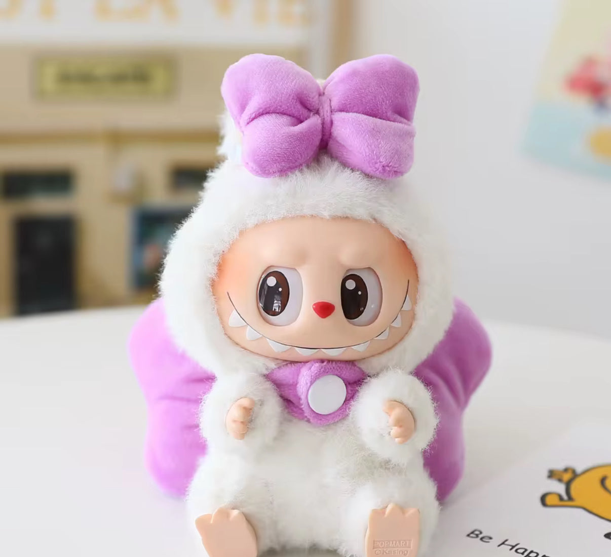 Big Bow Kawaii Cute Doll Labubu Outfit Clothes 17cm