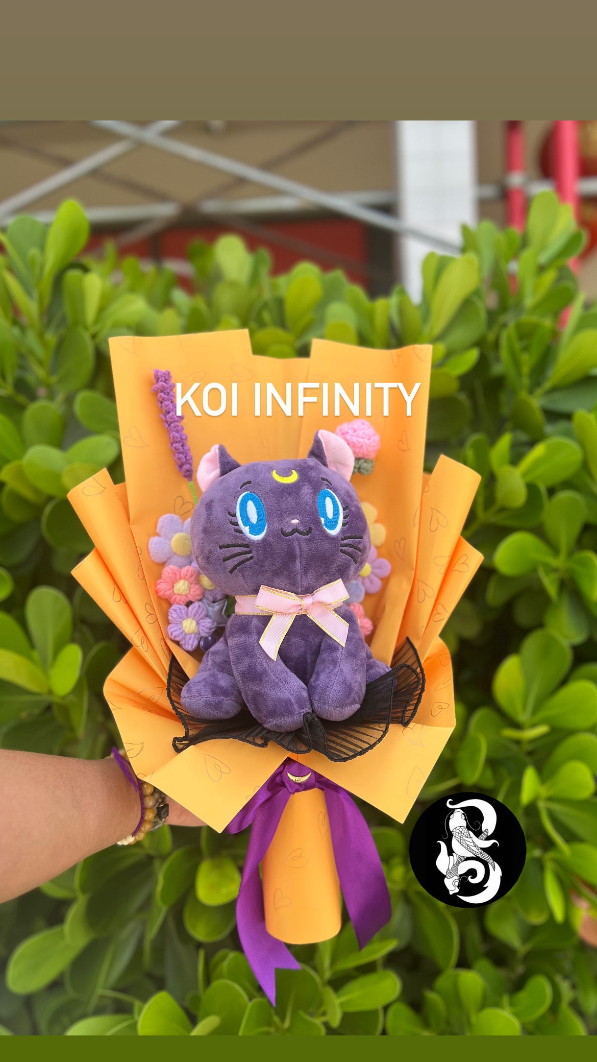 Luna Sailor Moon Plush Bouquet