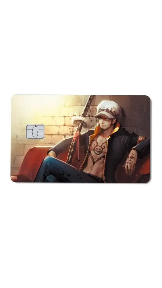 Trafalgar Law One Piece Anime Credit Card Sticker