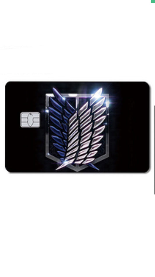 Attack on Titan Anime Holographic Credit Card Sticker