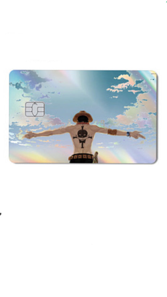 Ace One Piece Holographic Credit Card Sticker