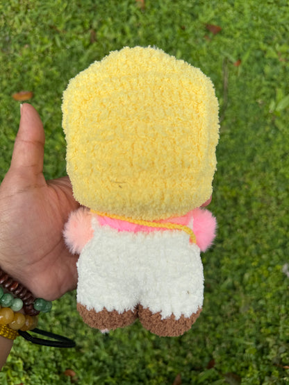 Best Burger Cook and Star Fish Bestie Crochet 17cm Anime Costume Cosplay Clothes