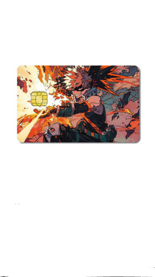 My Hero Academia Credit Card Sticker