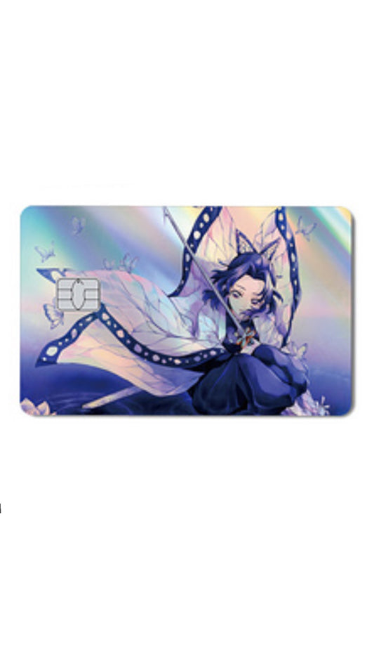 Shinobu Insect Hashira Demon Slayer Holographic Credit Card Sticker