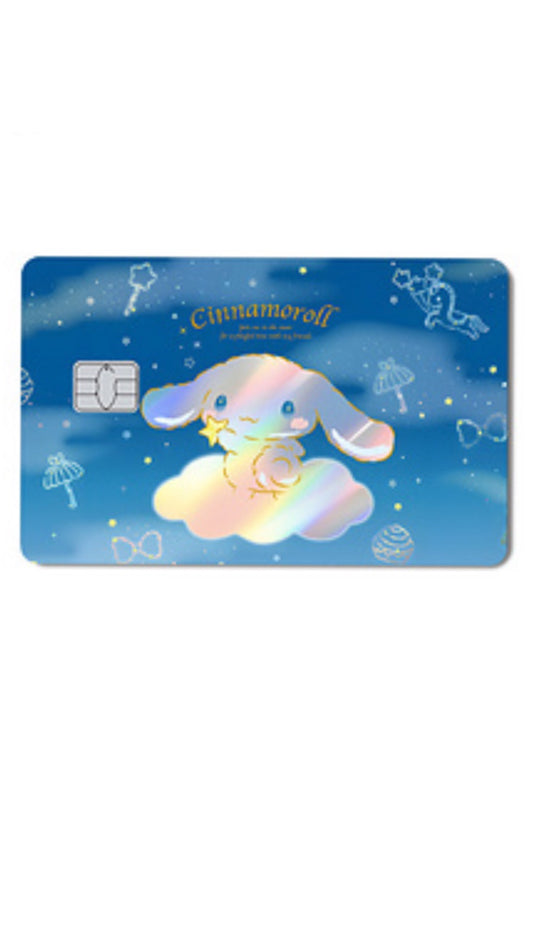 Cinnamonroll Holographic Cute Sanrio Anime Credit Card Sticker