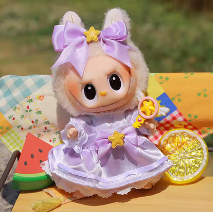 Sakura Card Captures Doll Labubu Anime Costume Cosplay Clothes 17cm