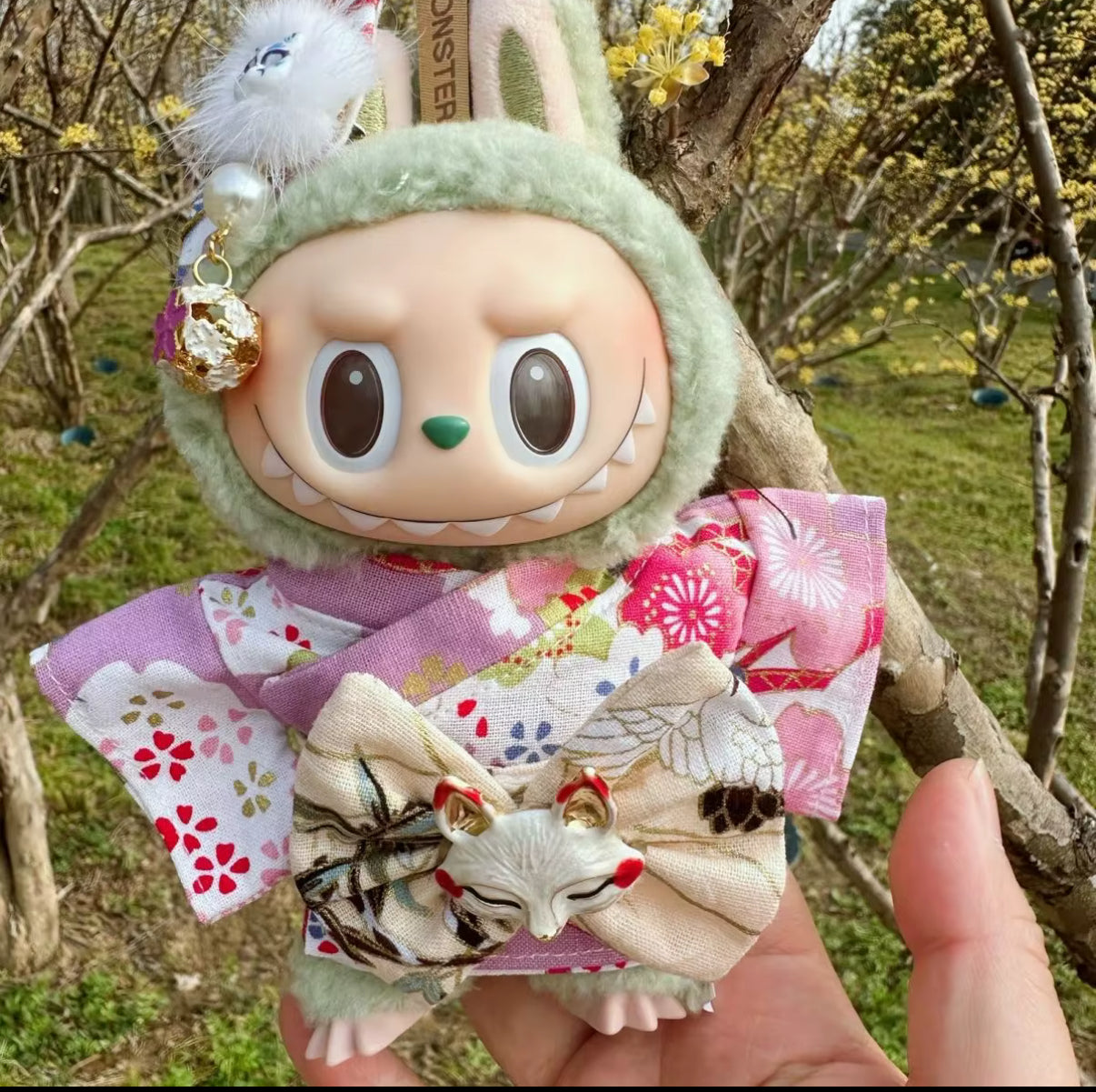 Japanese Kimono Dress Kawaii Cute Doll Outfit Clothes 17cm