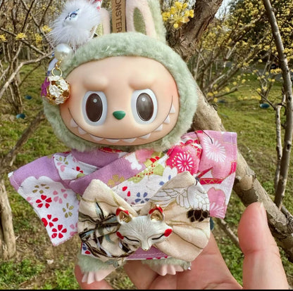 Japanese Kimono Dress Kawaii Cute Doll Outfit Clothes 17cm