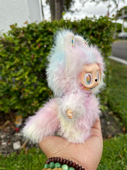 Rainbow Dragon Custom Handmade Fluffy Doll