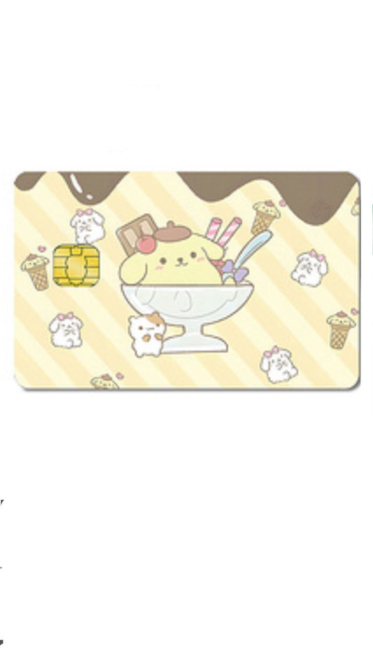 Pompompurin Sanrio Credit Card Sticker