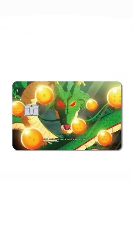 Dragonball Shenroun Anime Credit Card Sticker