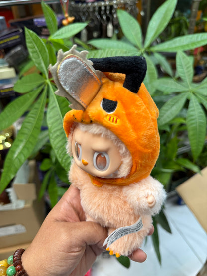 Pochita Chainsaw Man Head Piece Doll Anime Costume Cosplay Clothes 17cm