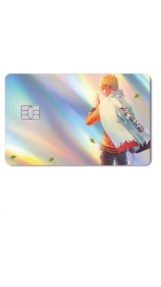 Naruto Hokage Holographic Credit Card Sticker
