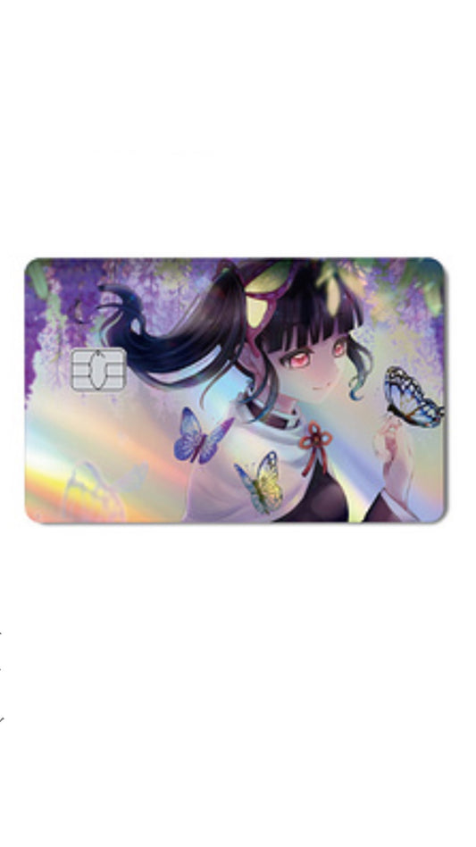 Kanao Demon Slayer Holographic Credit Card Sticker