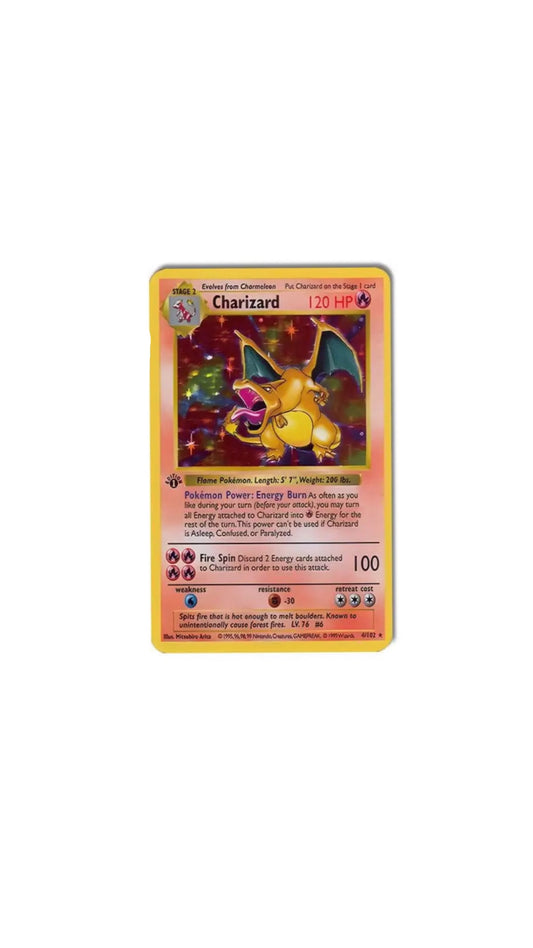 Charizard Pokemon Card Anime Credit Card Sticker