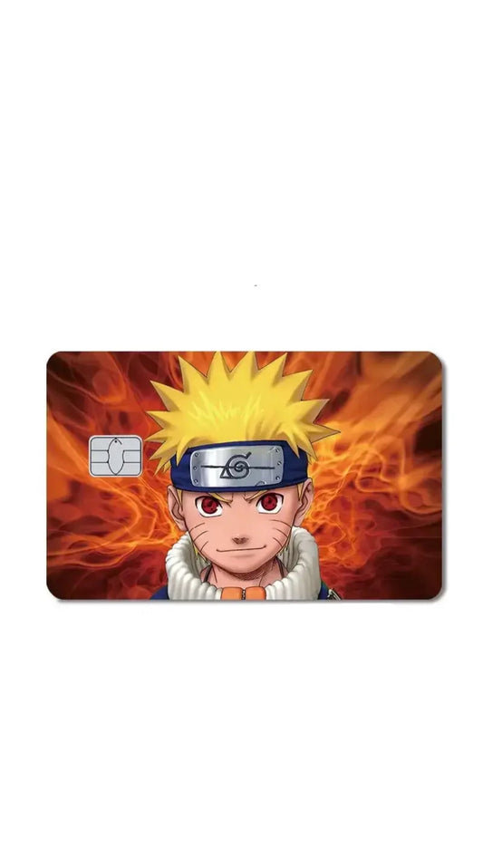 Young Naruto Anime Credit Card Sticker
