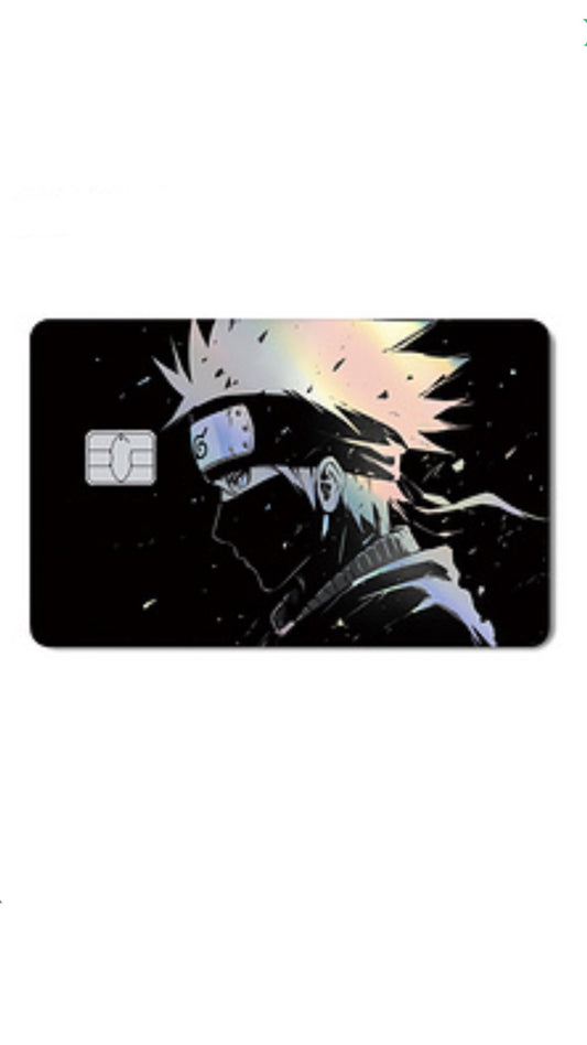 Kakashi Holographic Naruto Credit Card Sticker
