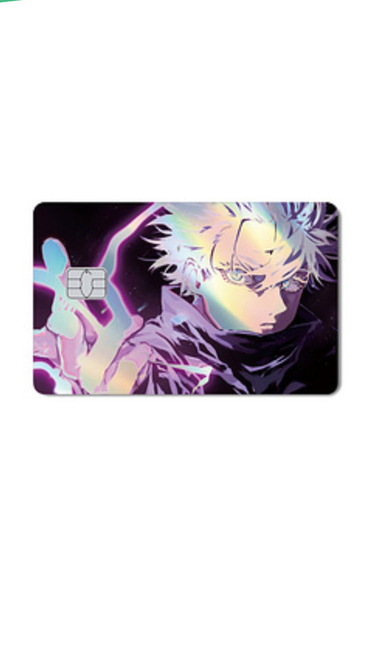 Gojo Holographic Jujitsu Kaisen JJK Credit Card Sticker