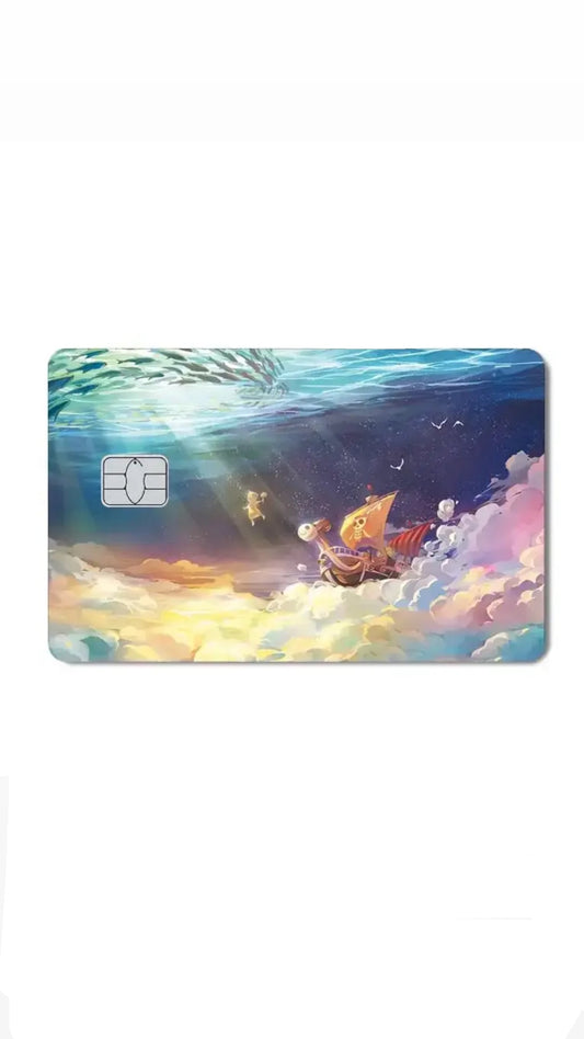 Spirit of the Going Mart One Piece Anime Credit Card Sticker