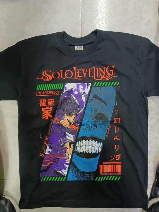 Solo Leveling Black Light Anime T-Shirt