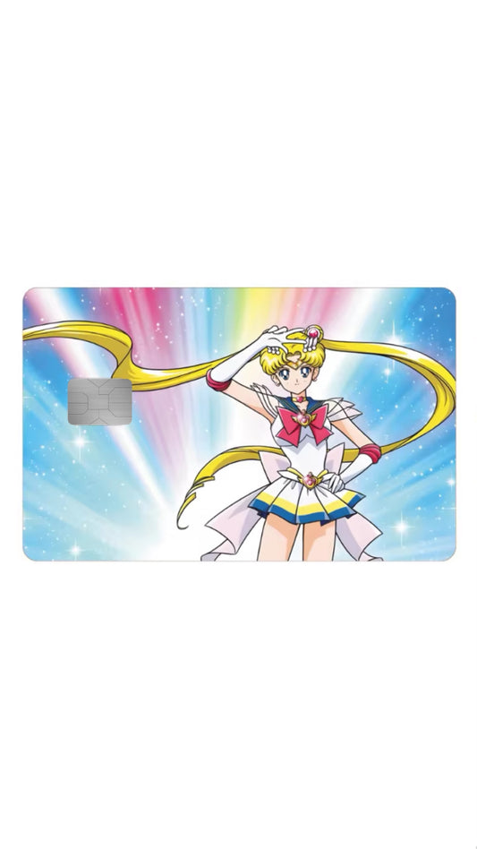 Super S Sailor Moon Manga Anime Credit Card Sticker