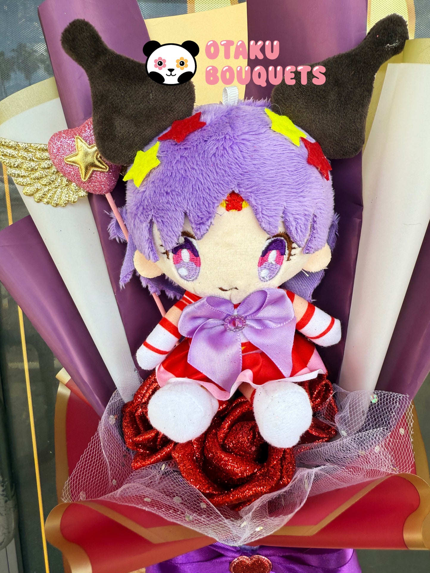 Mars Kurumi Magical Girl Kawaii Anime Moon Plush Bouquet