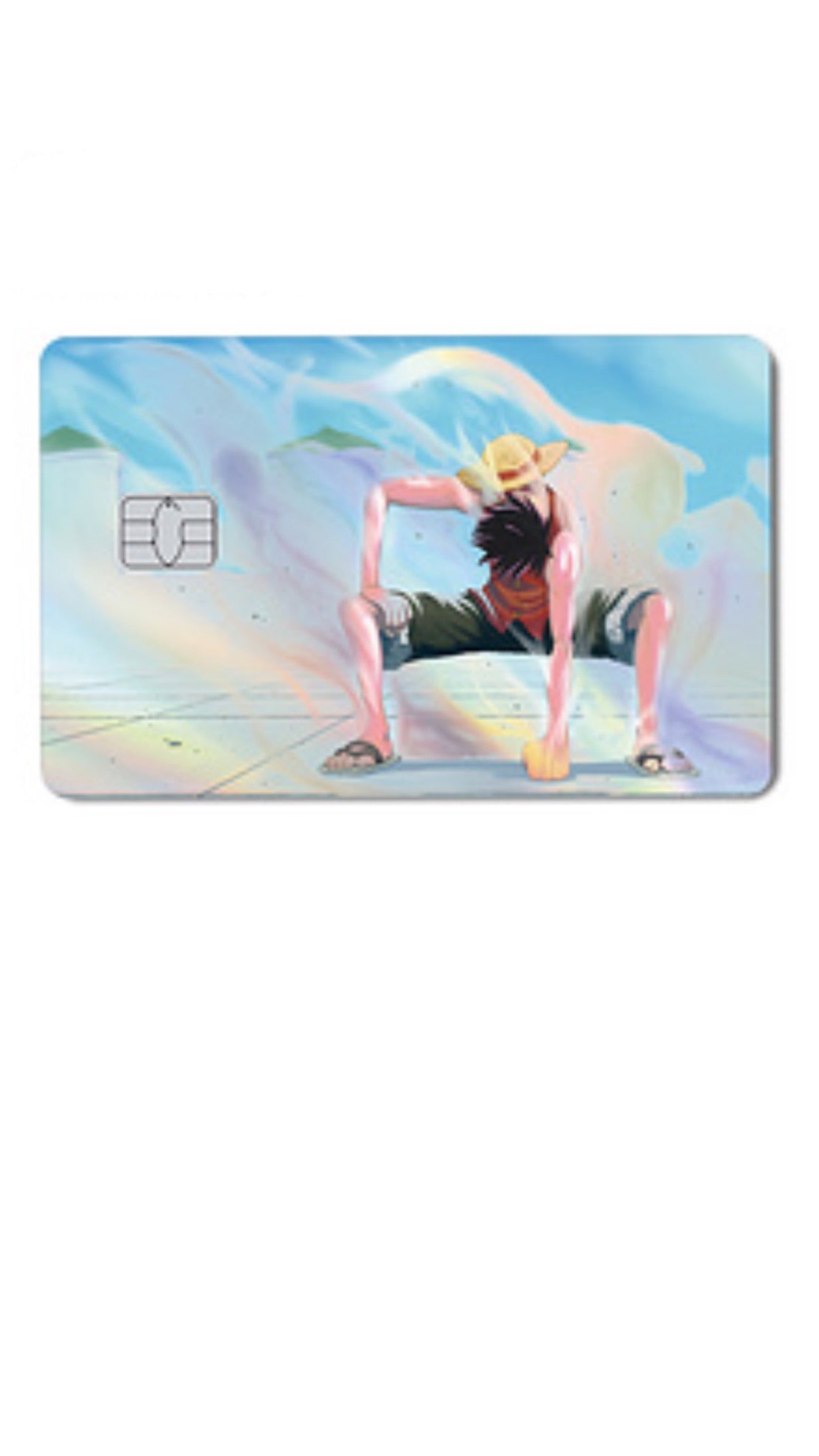Monkey D. Luffy One Piece Holographic Credit Card Sticker