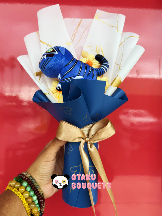 Derpy Light Up Gold Hoonam K-pop Demon Hunter Plush Bouquet