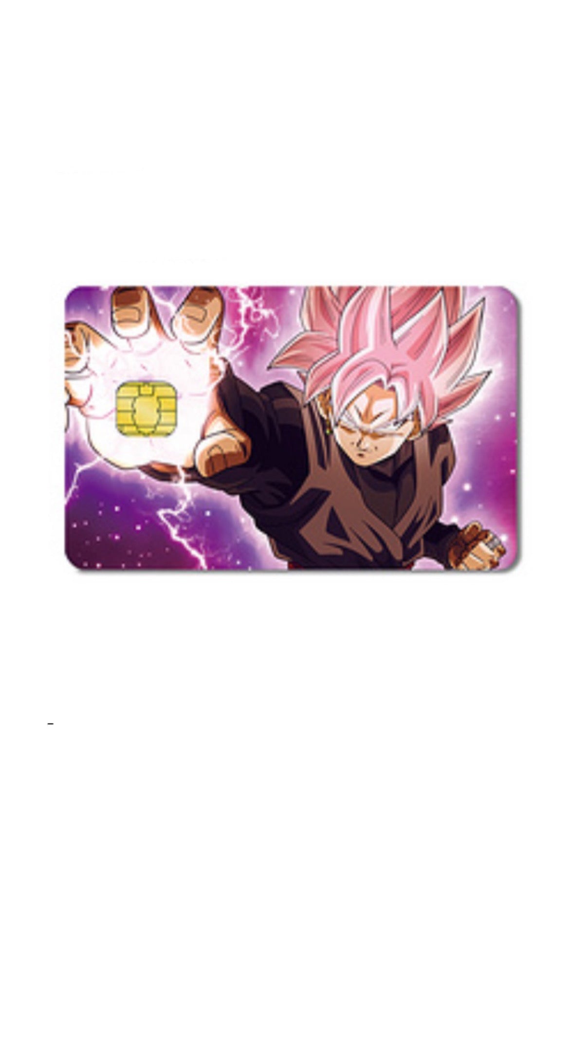 Black Goku Dragon Ball Z Credit Card Sticker