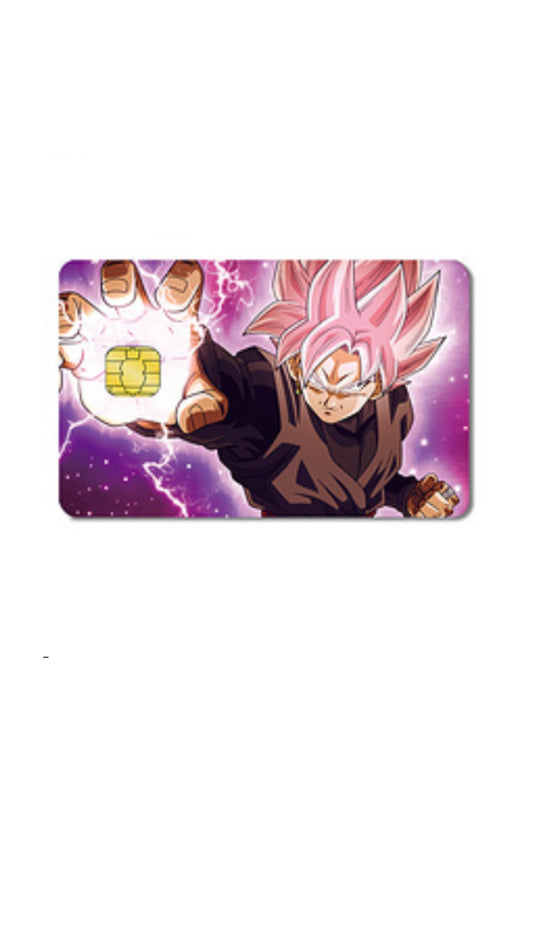 Black Goku Dragon Ball Z Credit Card Sticker