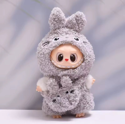 Totoro Ghibli Crochet Doll Labubu Anime Costume Cosplay Clothes 17cm