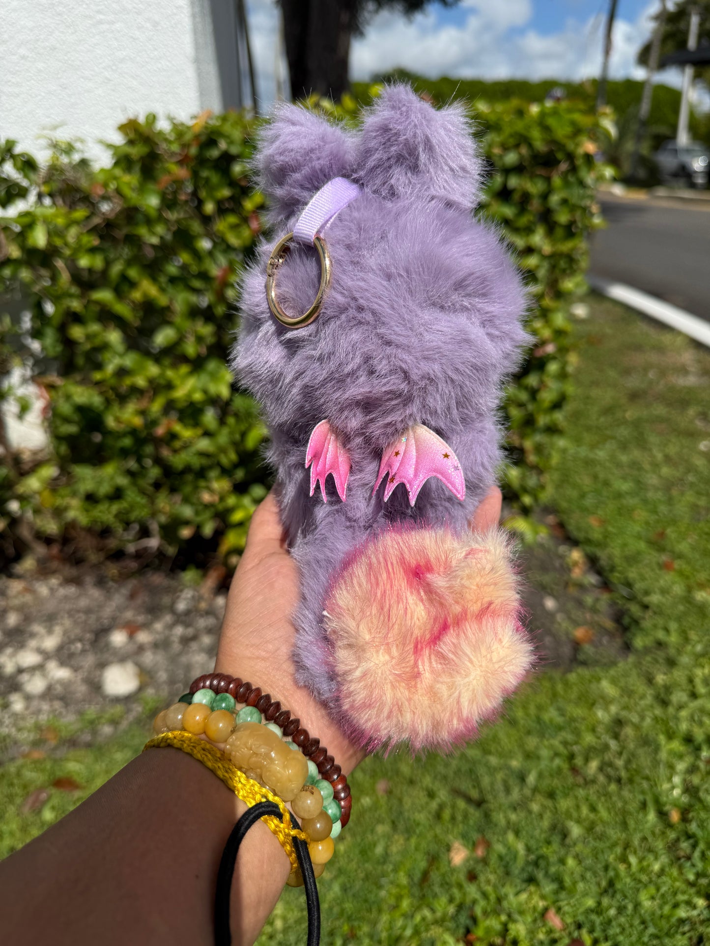 Purple Dragon with Wings Custom Handmade Doll