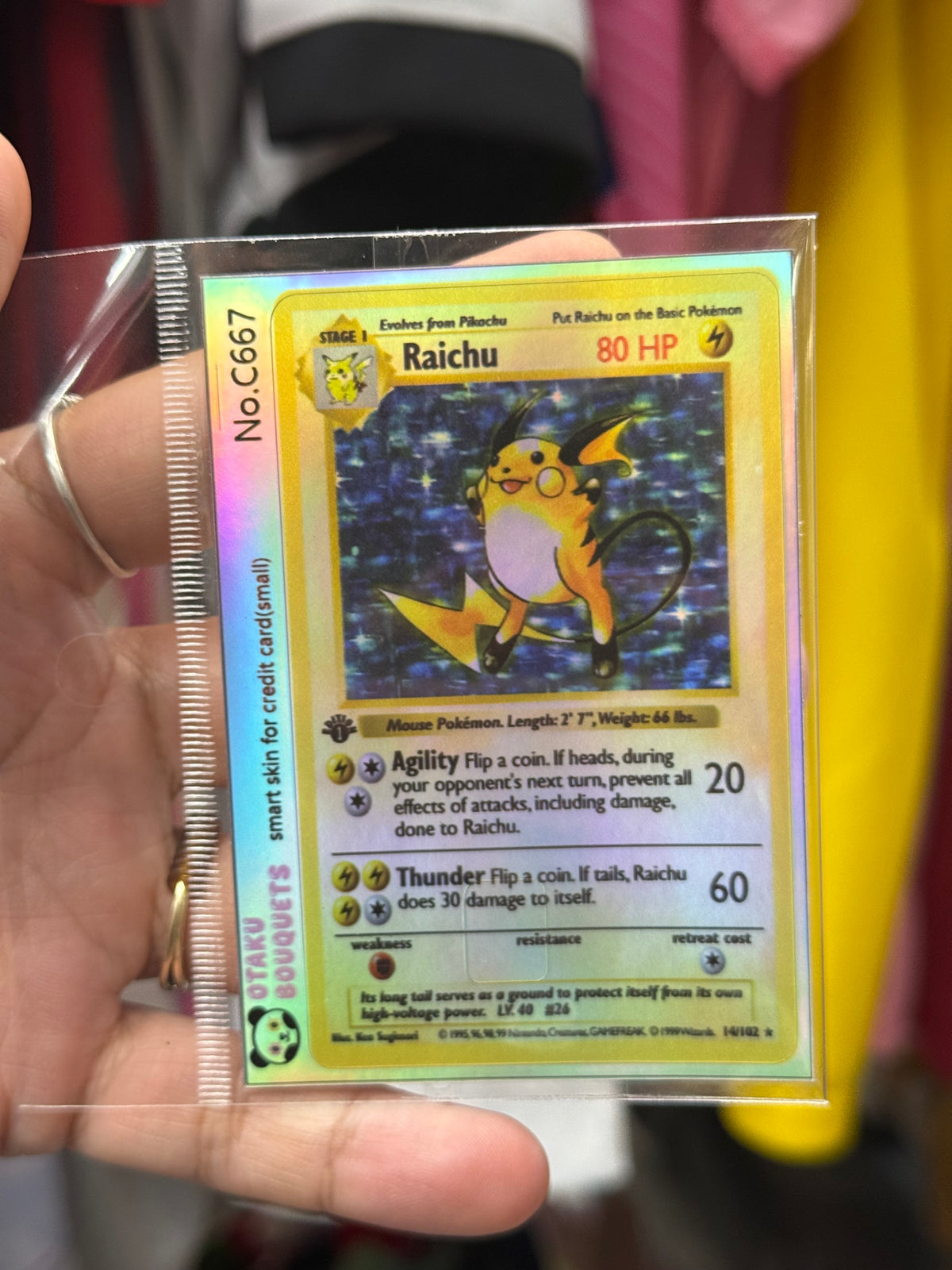 TCG Monsters Anime Credit Card Sticker (Copy)