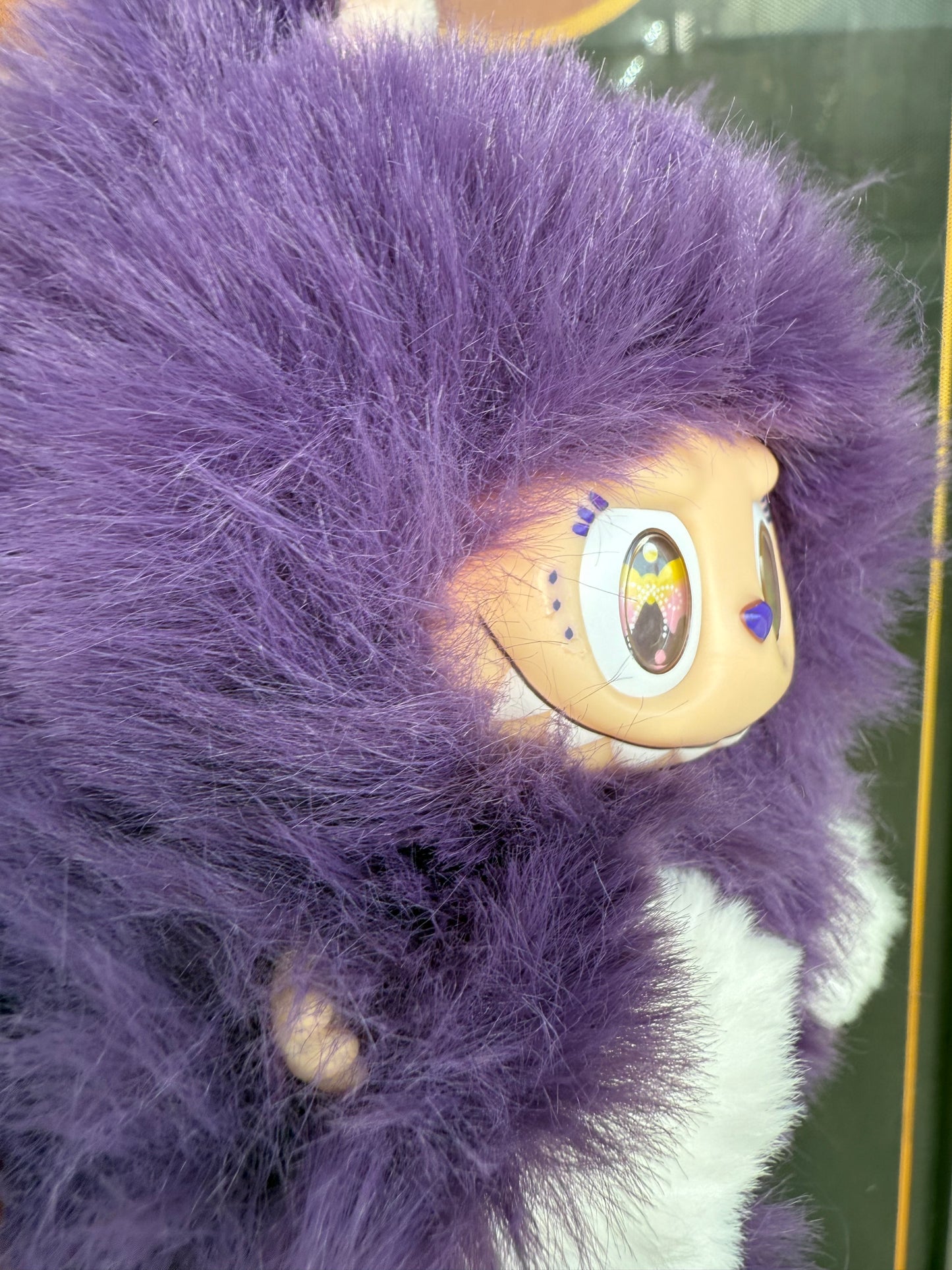 Purple Custom Nine-tailed Handmade Fluffy Labubu