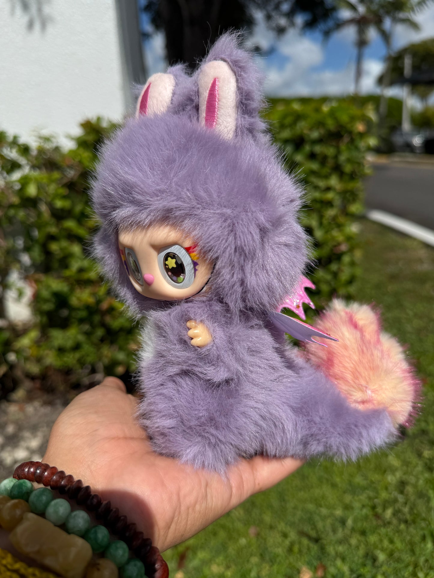 Purple Dragon with Wings Custom Handmade Doll