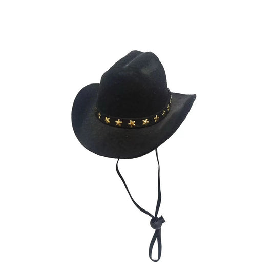 Cowboy Hat Fashion Kawaii Cute Doll Labubu Outfit Clothes 17cm