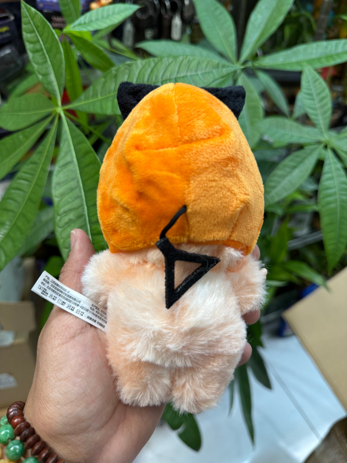 Pochita Chainsaw Man Head Piece Doll Anime Costume Cosplay Clothes 17cm