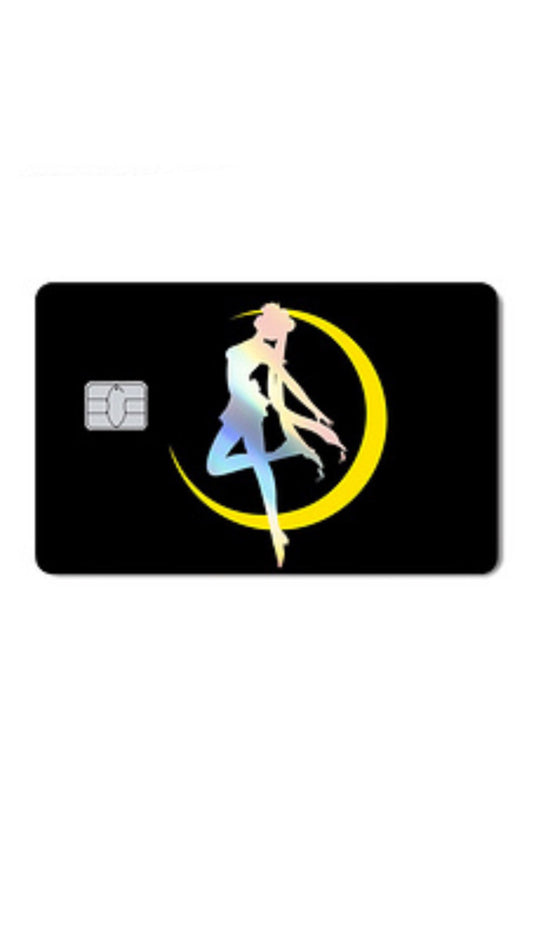 Sailor Moon Silhouette Credit Card Sticker