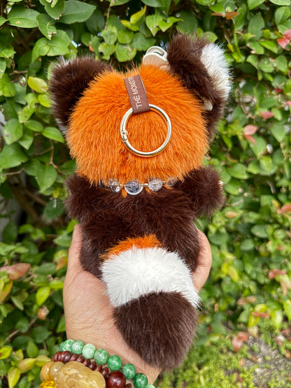 Red Panda Custom Handmade Fluffy Labubu