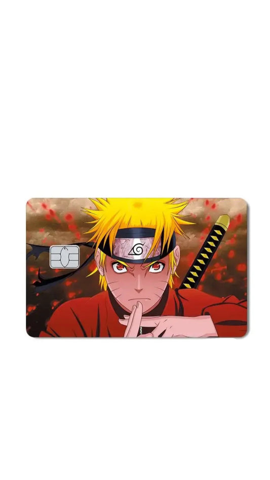 Naruto Jujitsu Shippuden Anime Credit Card Sticker