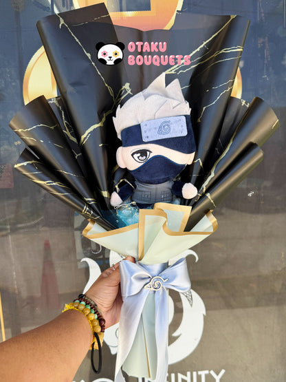 Japanese Plushie Kakashi Light Up Demon Slayer Plush Bouquet